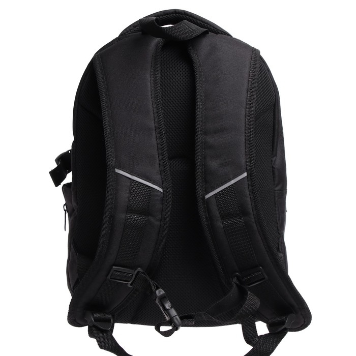 Рюкзак молодёжный, 40 х 28 х 18 см, эргономичная спинка, Stavia  Рюкзак молодёжный, 40 х 28 х 18 см, эргономичная спинка, Stavia "Город-1", чёрный