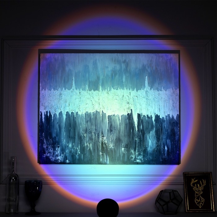 Световой прибор «Закат», 5 картриджей, свечение тёплое белое, 5 В Световой прибор «Закат», 5 картриджей, свечение тёплое белое, 5 В