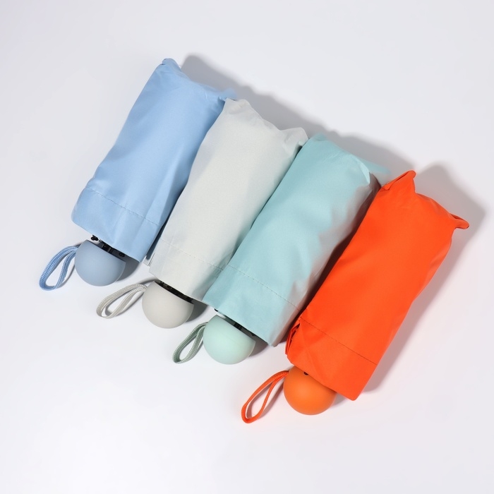 Зонт механический «Однотон», эпонж, 5 сложений, 6 спиц, R = 43/50 см, D = 100 см, цвет МИКС Зонт механический «Однотон», эпонж, 5 сложений, 6 спиц, R = 43/50 см, D = 100 см, цвет МИКС