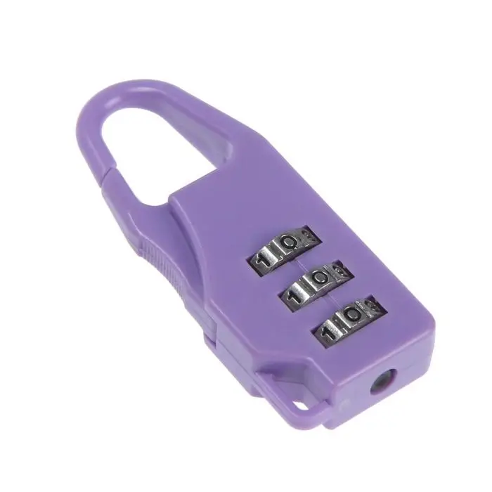 Замок навесной кодовый ТУНДРА, фиолетовый Замок навесной кодовый ТУНДРА, фиолетовый