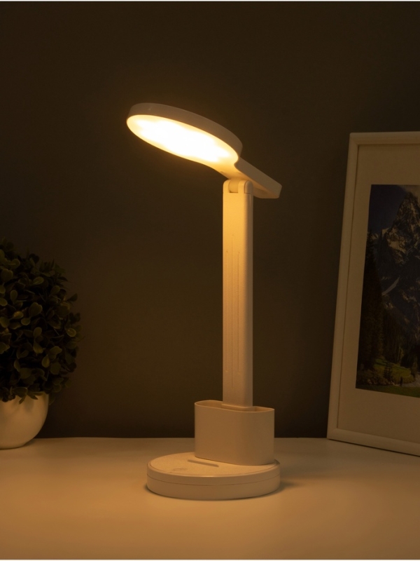 Светильник настольный «Ник» АКБ 800Ма USB Type-C 5Вт LED 3000-6000К сенсор 7х14х45см Светильник настольный «Ник» АКБ 800Ма USB Type-C 5Вт LED 3000-6000К сенсор 7х14х45см