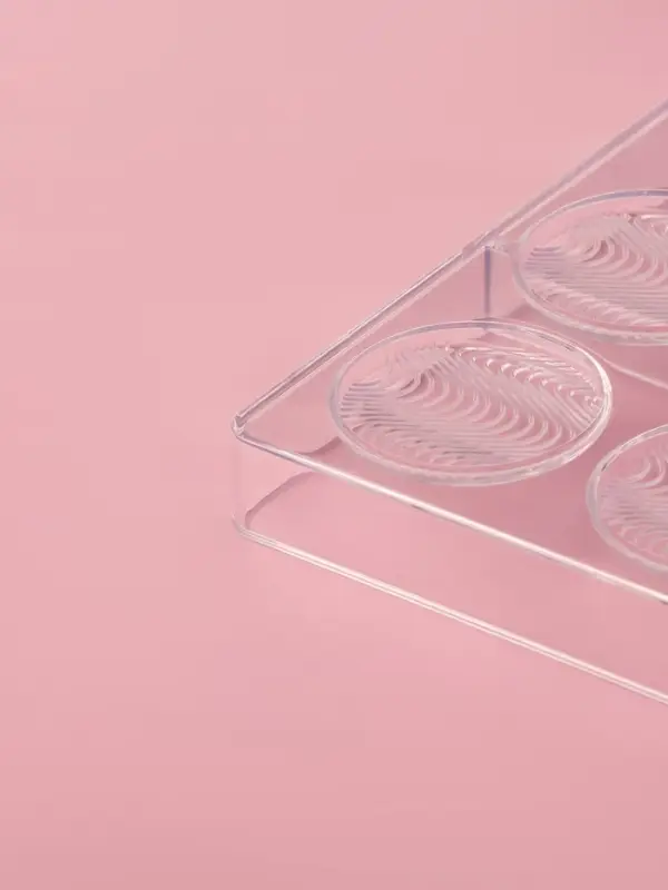 Форма для шоколада KONFINETTA &laquo;Круг&raquo;, 27.5&times;13.7&times;2.5, 8 ячеек (d=5.5 см), пластик, прозрачная