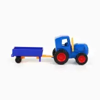 Игрушка трактор с телегой