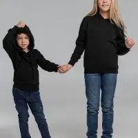 Худи детское Kirenga Kids 2.0, черное, 8 лет