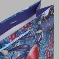 Пакет подарочный &laquo;Снежная деревня&raquo;, 33&times;10&times;42.5 см