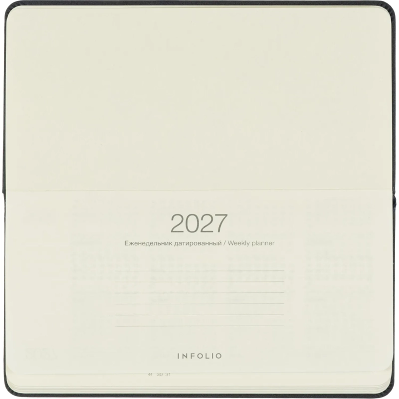 Еженедельник датированный 2027 IF 160x90мм 64л тверд Исследовать I2100/blue