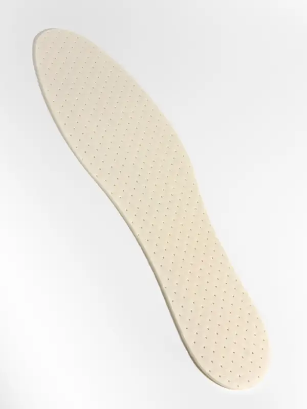 Стельки для обуви, универсальные, двухслойные, дышащие, р-р RU до 47 (р-р Пр-ля до 47), 29.5 см, пара, белые