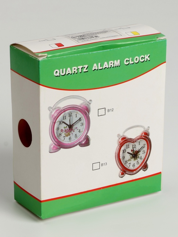 Часы будильник настольные Часы будильник настольные "Сердце", на батарейках, 9 х 4 х 11.5 см