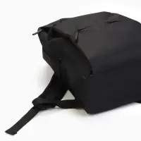 Рюкзак городской на молнии, с USB, 4 кармана, размер 30&times;12&times;43 см, чёрный