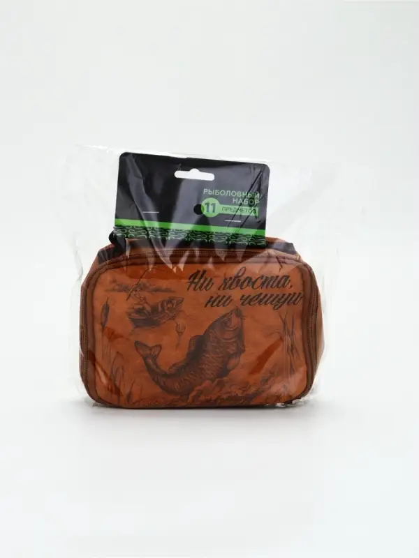 Подарочный набор рыболовных принадлежностей &laquo;Ни хвоста, ни чешуи!&raquo;, 11 предметов