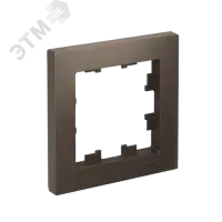 Рамка однопостовая ATLASDESIGN мокко