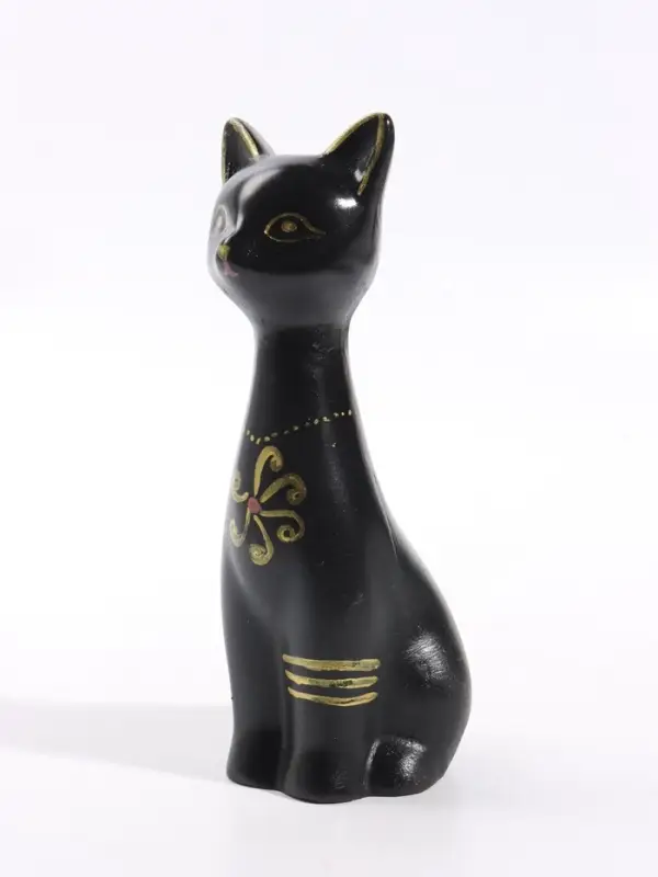 Фигурка декоративная &laquo;Кошка-Нефертити&raquo;, 6.5&times;18 см, чёрная