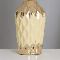 Лампа настольная RISALUX &laquo;Наталия&raquo;, Е14, 40 Вт, бежево-золотистая, 24&times;24&times;40 см