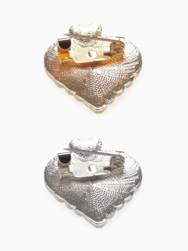 Брошь &laquo;Сердце из рукопожатия&raquo;, МИКС