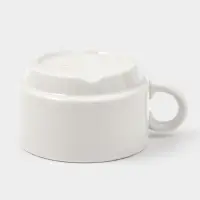 Чашка Дулевский фарфор &laquo;Белая&raquo;, 170 мл, d=8.3 см, штабелируемая, белая