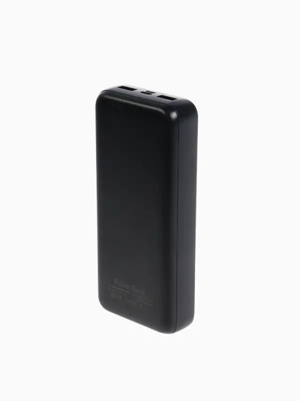 Внешний аккумулятор PB-04, 20000 мАч, 2 USB, 2 А, индикация, чёрный Внешний аккумулятор PB-04, 20000 мАч, 2 USB, 2 А, индикация, чёрный