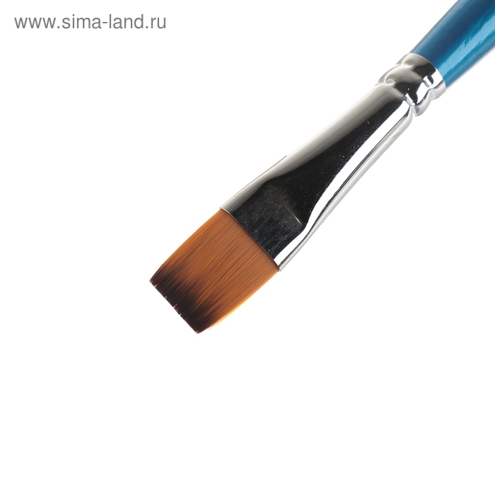 Кисть синтетика, плоская №10 Кисть синтетика, плоская №10 "Гамма"