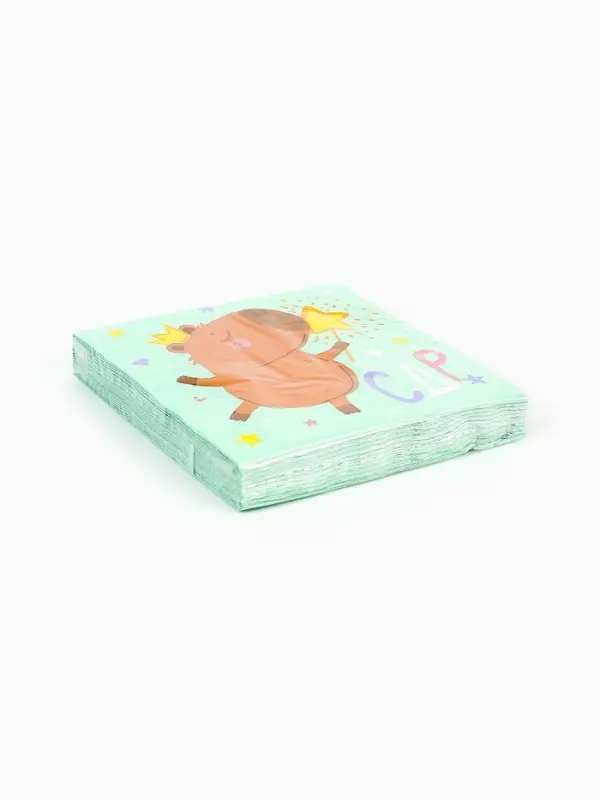 Сервировочные салфетки, Капибара, 33*33 см, 20 шт.