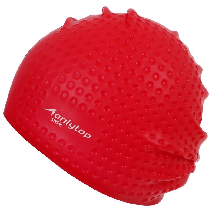 Шапочка для плавания взрослая ONLYTOP Swim, для длинных волос, силиконовая, обхват 54-60 см, цвета МИКС Шапочка для плавания взрослая ONLYTOP Swim, для длинных волос, силиконовая, обхват 54-60 см, цвета МИКС