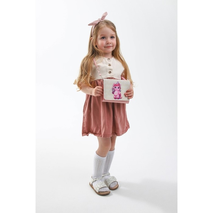 Сумка детская Единорог на клапане, цвет розовый Сумка детская Единорог на клапане, цвет розовый