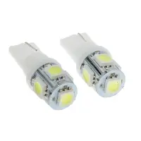 Светодиодная лампа для автомобиля Cartage, T10 W5W, 12 В, 5 SMD-5050, набор 2 шт.