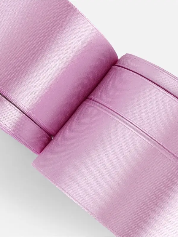 Атласная лента, набор 5 шт., 6/10/20/40/50 мм, 23&plusmn;1 м, светло-сиреневая №45