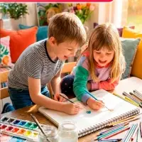 Альбом для рисования Calligrata &laquo;Лисица&raquo; А4, 40 листов, на скрепке, плотность листов 100 г/м&sup2;, обложка из мелованной бумаги