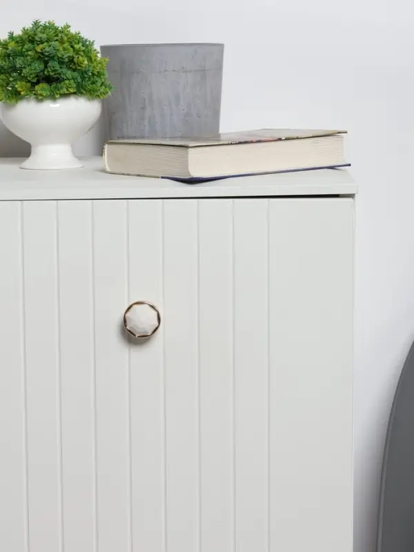 Ручка-кнопка CAPPIO РК046, d=38 мм, пластик, цвет золото, 8 шт.