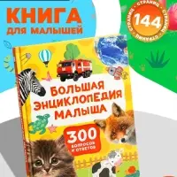 Большая энциклопедия малыша &laquo;300 вопросов и ответов&raquo;, 144 стр.