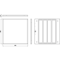 Светильник светодиодный ЭРА SPO-1-40-4K-M [4] 40Вт с равн. засв. Б0041888