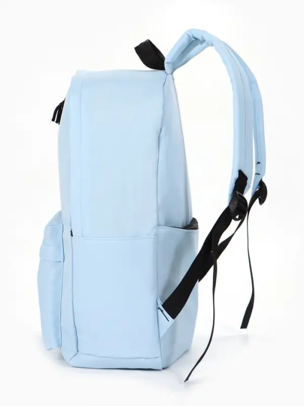 Рюкзак школьный, 1 отделение, 4 кармана, 30&times;12&times;40 см, голубой