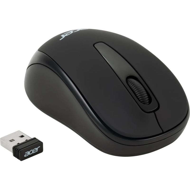 Мышь компьютерная Acer OMR133 черн. оптич. 1000dpi/2but беспровод. USB