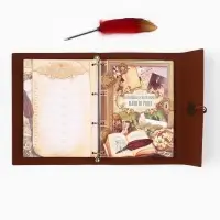 Родословная книга &laquo;Наш род&raquo;, с пером, 56 листов, бордо, 35&times;25 см