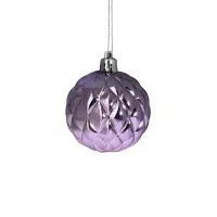 Ёлочные игрушки &laquo;Хоровод&raquo;, шары новогодние, d=2.5 и 5.5 см, набор 33 шт., сиреневый