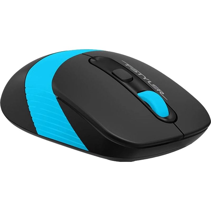 Набор клавиатура+мышь A4Tech Fstyler FG1010 кл:черн/син м:черн/син USB WLS