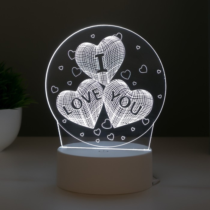 Светильник Светильник "Любовь" LED 3 цвета от USB