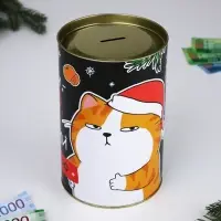 Копилка новогодняя, XXL, 20&times;12.2 см &laquo;Деньги зло&raquo;