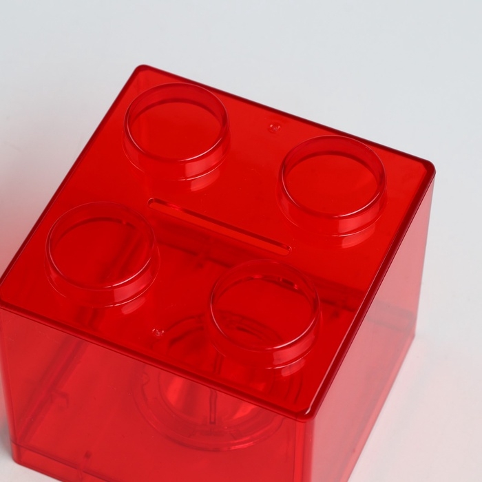 Копилка конструктор, красная Копилка конструктор, красная