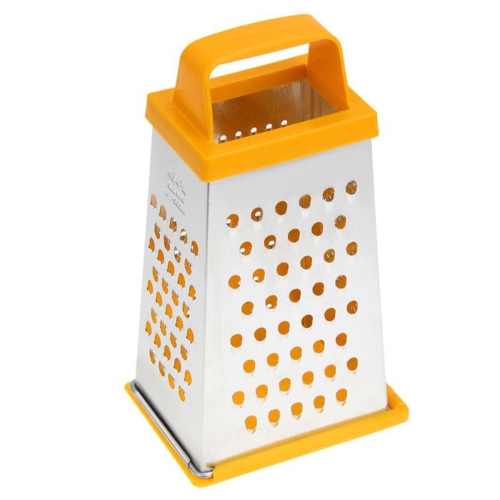 Тёрка «Универсал», 4 грани, с крышкой-дозатором и пластиковой ручкой, 11×8,5×22 см, цвет МИКС Тёрка «Универсал», 4 грани, с крышкой-дозатором и пластиковой ручкой, 11×8,5×22 см, цвет МИКС