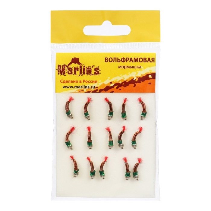 Мормышка вольфрам Marlin's Лесотка, 3.5 мм, 0.45 г, красный 14, цвет никель, 15 шт Мормышка вольфрам Marlin's Лесотка, 3.5 мм, 0.45 г, красный 14, цвет никель, 15 шт
