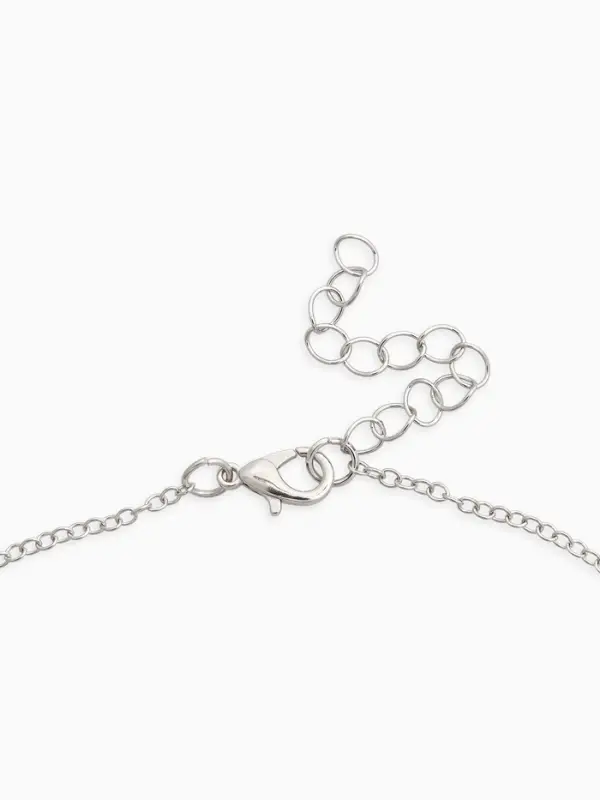 Кулон &laquo;Ажурная сова&raquo;, белый в серебре, 45 см