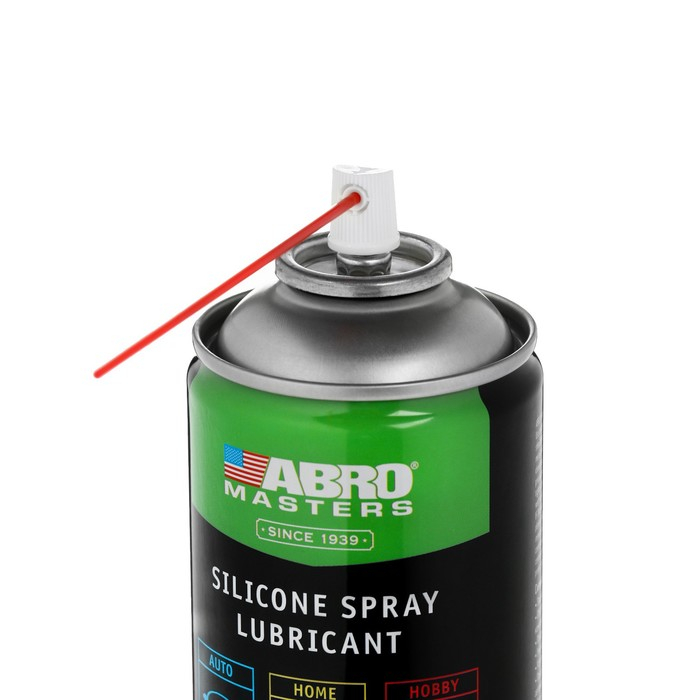 Смазка-спрей силиконовая ABRO, 400 мл SL-400-AM-RE Смазка-спрей силиконовая ABRO, 400 мл SL-400-AM-RE
