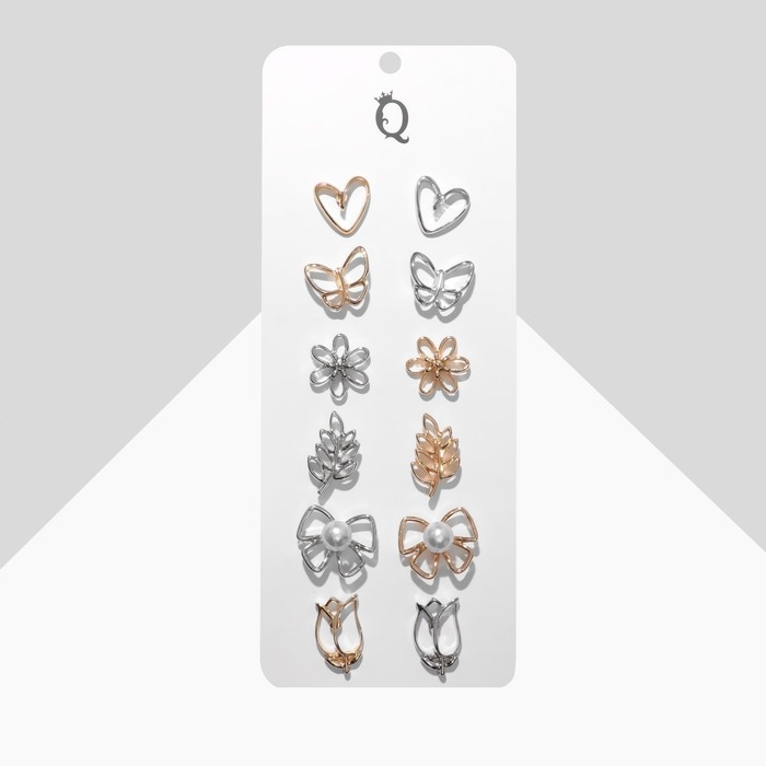 Набор значков (12 шт.) «Ассорти», форма МИКС, цвет МИКС Набор значков (12 шт.) «Ассорти», форма МИКС, цвет МИКС