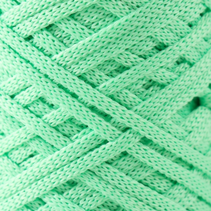 Шнур плоский 3 мм полиэфирный в клубках 100м/170г (+/- 5%) мятный-181 Шнур плоский 3 мм полиэфирный в клубках 100м/170г (+/- 5%) мятный-181