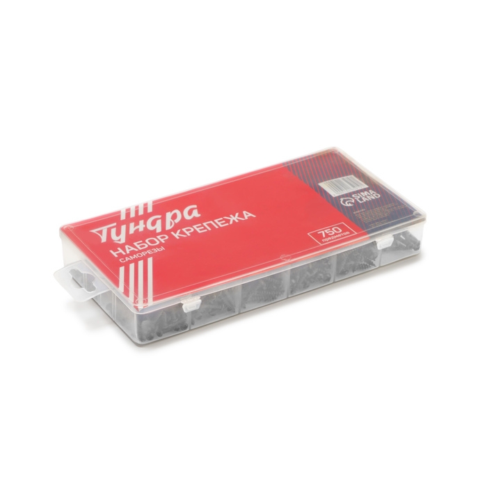 Набор саморезов ТУНДРА krep, 750 предметов Набор саморезов ТУНДРА krep, 750 предметов