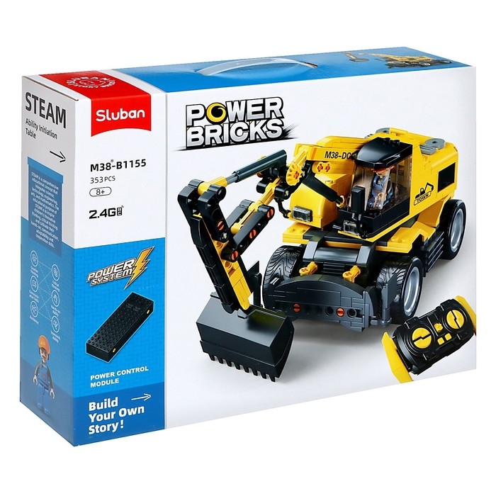 Конструктор Механо «Экскаватор», радиоуправление, 353 детали Конструктор Механо «Экскаватор», радиоуправление, 353 детали