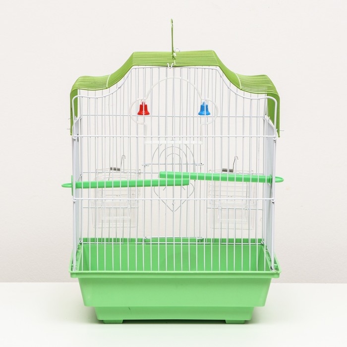 Клетка для птиц укомплектованная Bd-1/4f, 30 х 23 х 39 см, зелёная Клетка для птиц укомплектованная Bd-1/4f, 30 х 23 х 39 см, зелёная