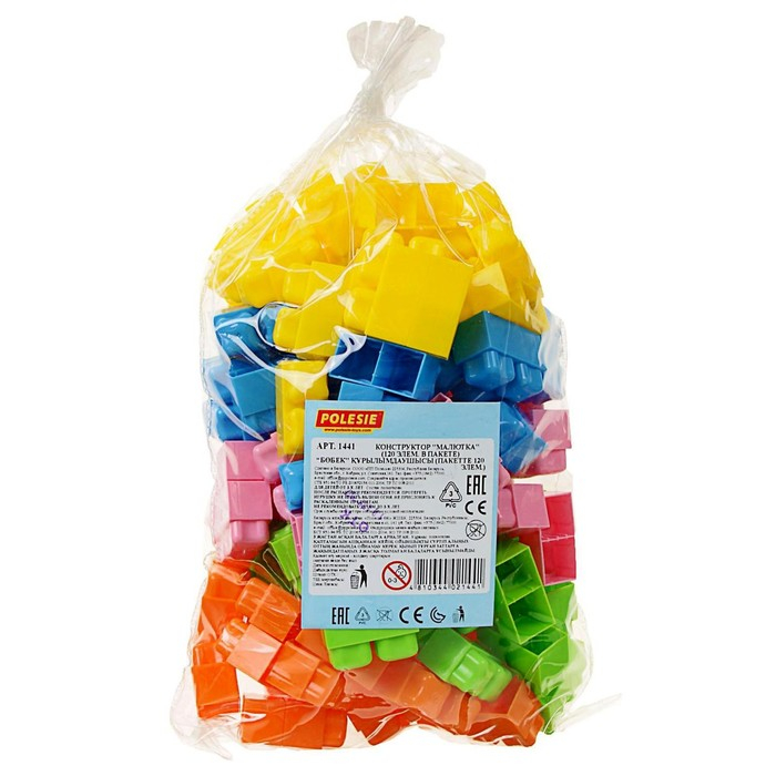 Конструктор «Малютка», 120 деталей Конструктор «Малютка», 120 деталей