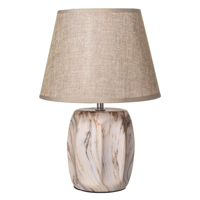 Лампа настольная 16616/1BE E14 40Вт бежевый 22,5х22,5х34 см RISALUX