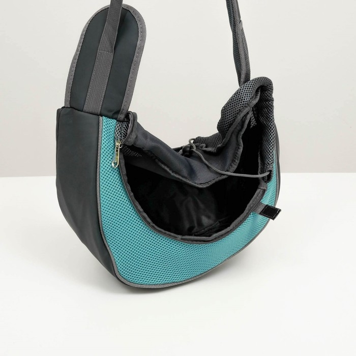 Сумка-переноска Сумка-переноска "Слинг" для животных, 37 х 20 см, голубая